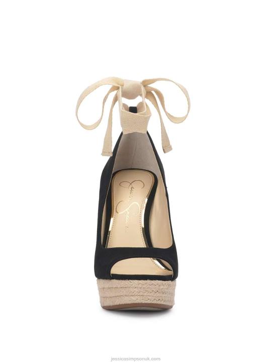 Zavida Espadrille Wedge in BlackJessica Simpson 6JRJ148