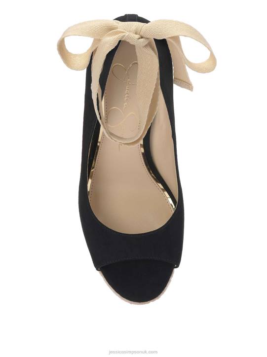 Zavida Espadrille Wedge in BlackJessica Simpson 6JRJ148