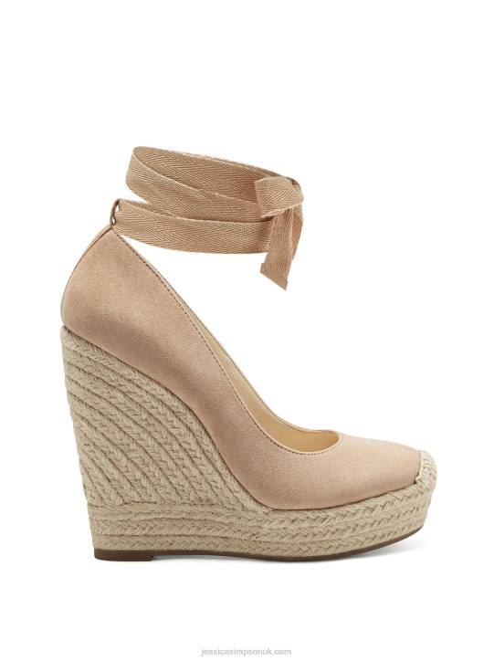 Zexie Platform Wedge in AlmondJessica Simpson 6JRJ134