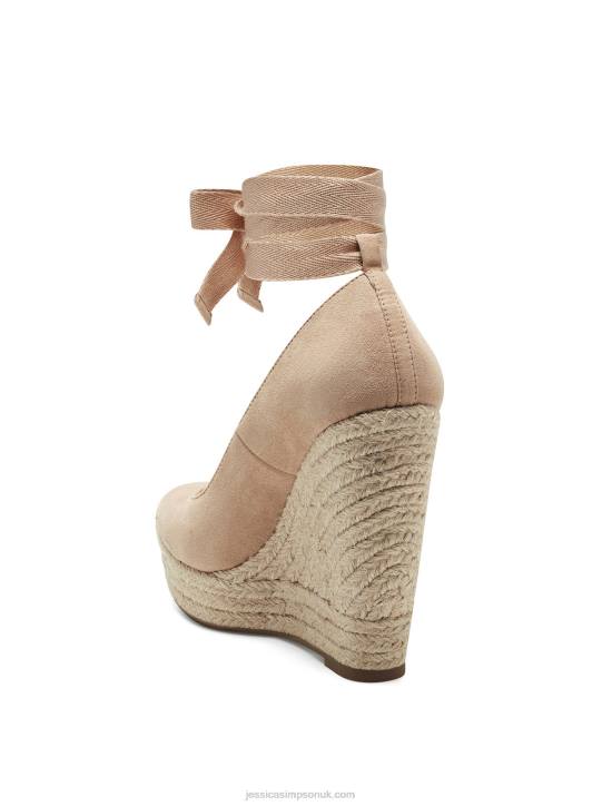 Zexie Platform Wedge in AlmondJessica Simpson 6JRJ134