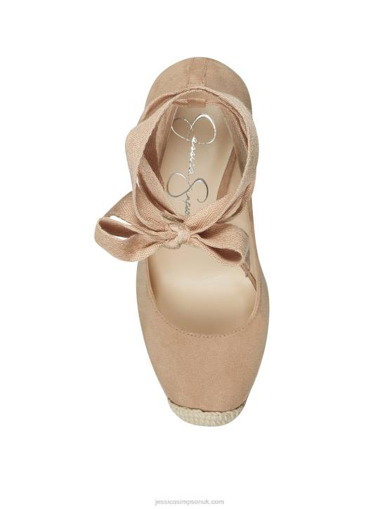 Zexie Platform Wedge in AlmondJessica Simpson 6JRJ134