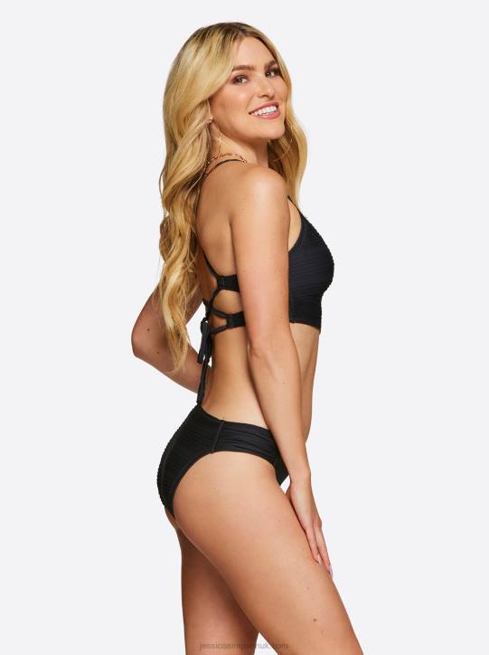 Basic Solids Cropped Cami in BlackJessica Simpson 6JRJ817