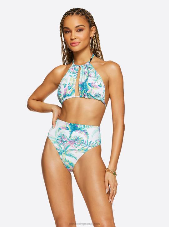 Jungle Crusie Reversible Halter Top in MultiJessica Simpson 6JRJ802