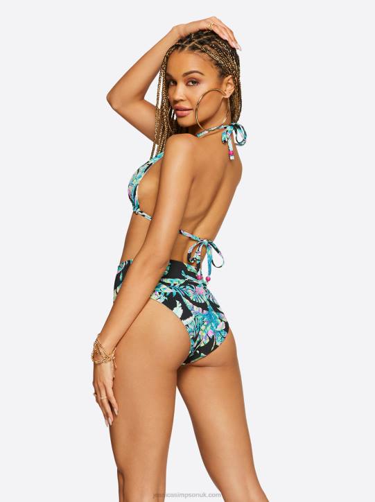 Jungle Crusie Reversible Halter Top in MultiJessica Simpson 6JRJ802