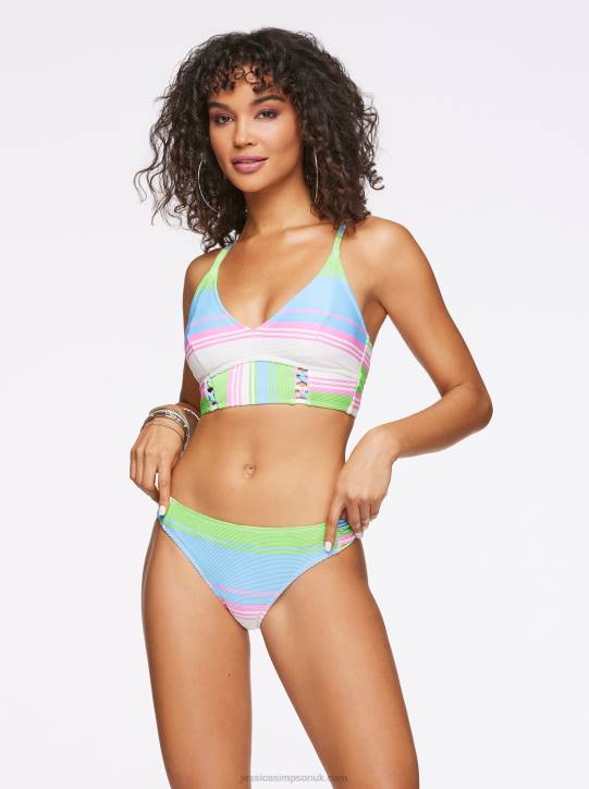 On The Horizon Cropped Cami in Stripe MultiJessica Simpson 6JRJ852