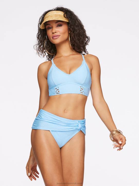 Pretty in Pique Cropped Cami in TranquilityJessica Simpson 6JRJ865