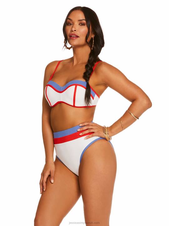 South Of the Border Sweatheart Top in White PepperJessica Simpson 6JRJ877