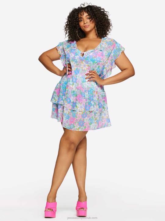 Crazy Daisy Cover Up in MultiJessica Simpson 6JRJ826