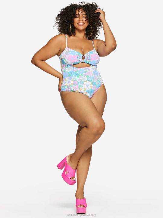 Crazy Daisy One Piece in MultiJessica Simpson 6JRJ827