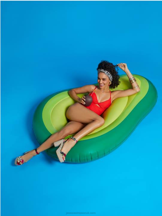 Pretty in Pique One Piece in PepperJessica Simpson 6JRJ876